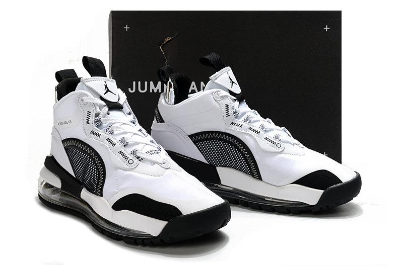 Jordan Aerospace 720 White Black Shoes